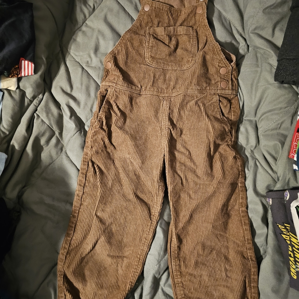 Boys corduroy overalls